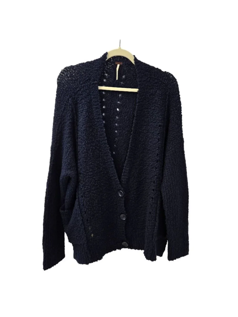 Free People Saturday Morning Wool Blend Cardigan Sweater Size Small